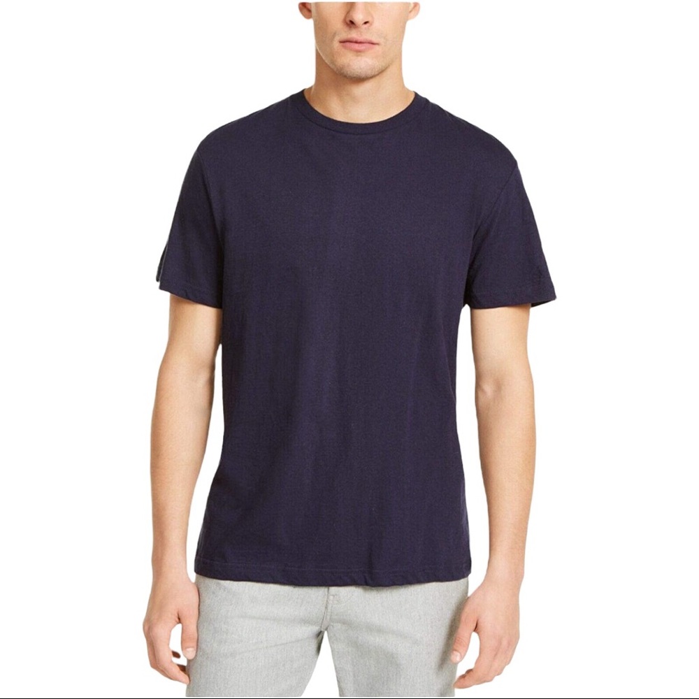 COPY - Alfani Men's Navy T-shirt Crew Neck Size Small